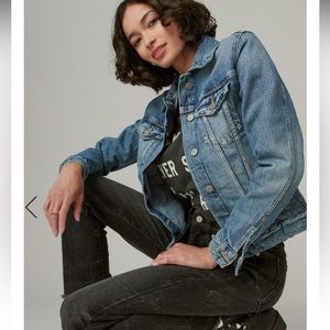 Lucky Brand Tomboy Denim Trucker Jacket